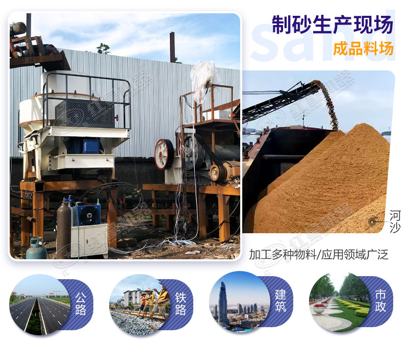制砂生產(chǎn)線成品質(zhì)量高、效益高