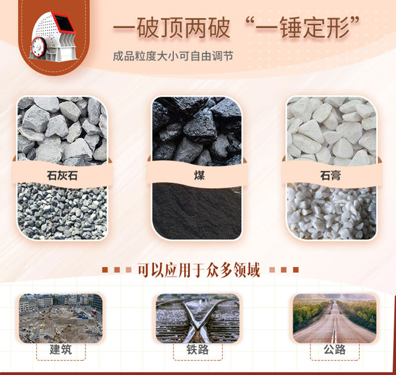 錘破一機(jī)兩用，可自成一條生產(chǎn)線
